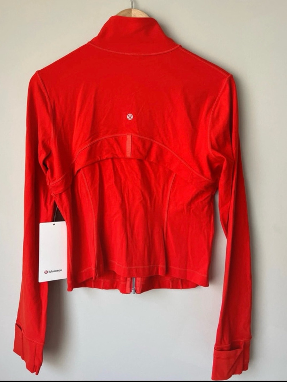 Define Cropped Jacket Nulu. Cherry Ember/Mirror Silver/ Mirror Silver. NWT SZ 12 - Picture 3 of 5